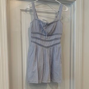Abercrombie & Fitch Light blue romper small 100 percent cotton NWOT